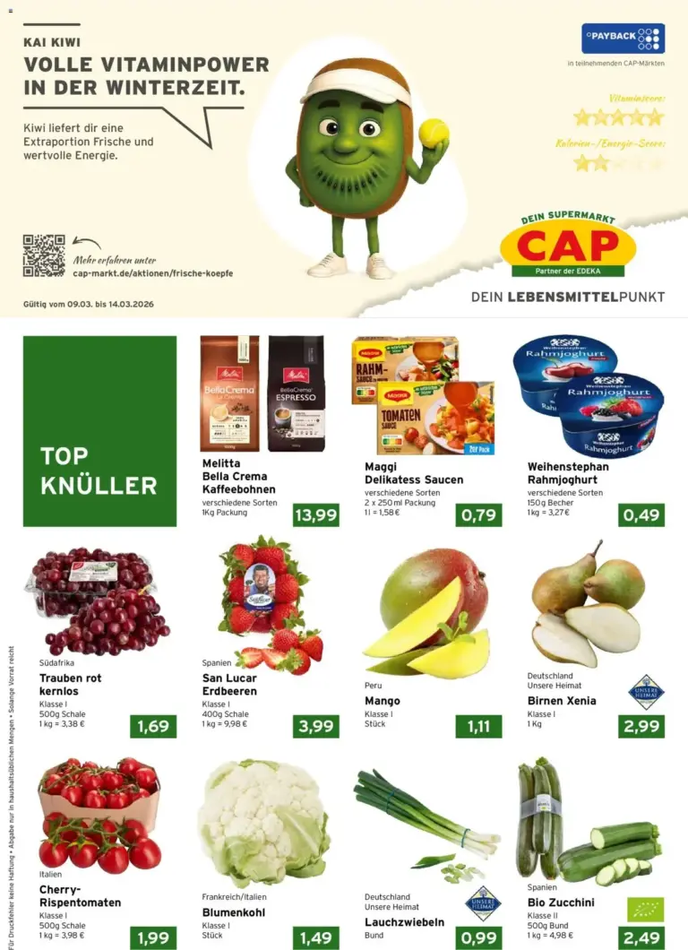 Cap Markt prospekt ab 09.03.2026 – Super Angebote ab Montag