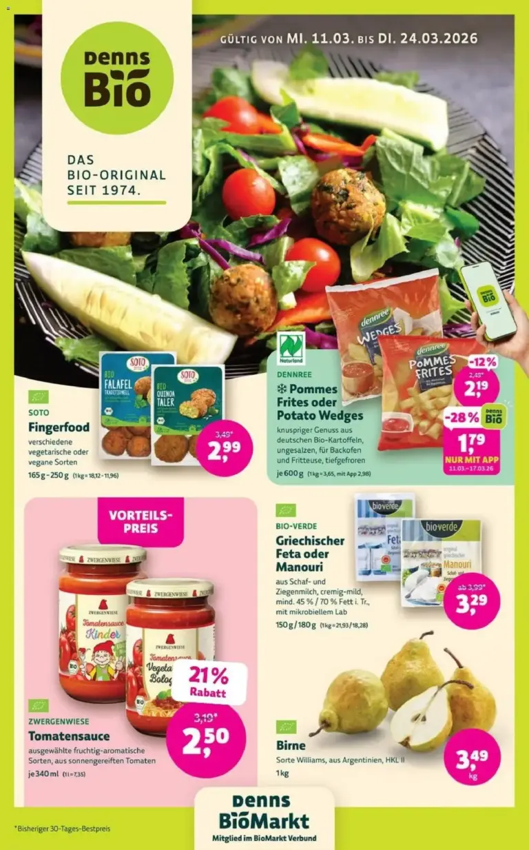 Denns Biomarkt prospekt ab 11.03.2026 – Top Angebote ab Mittwoch