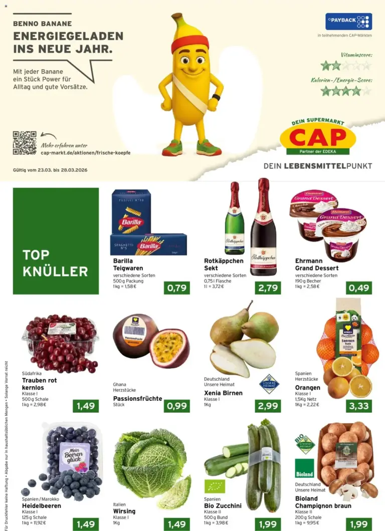 Cap Markt prospekt ab 23.03.2026 – Top Knüller ab Montag