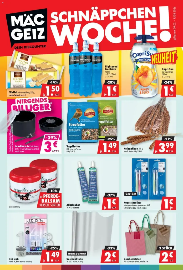 Mac Geiz prospekt ab 09.03.2026 – Schnäppchen Angebote ab Montag
