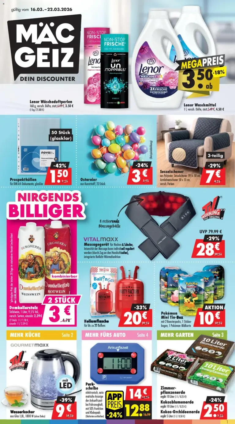 Mac Geiz prospekt ab 16.03.2026 – Mega Angebote ab Montag
