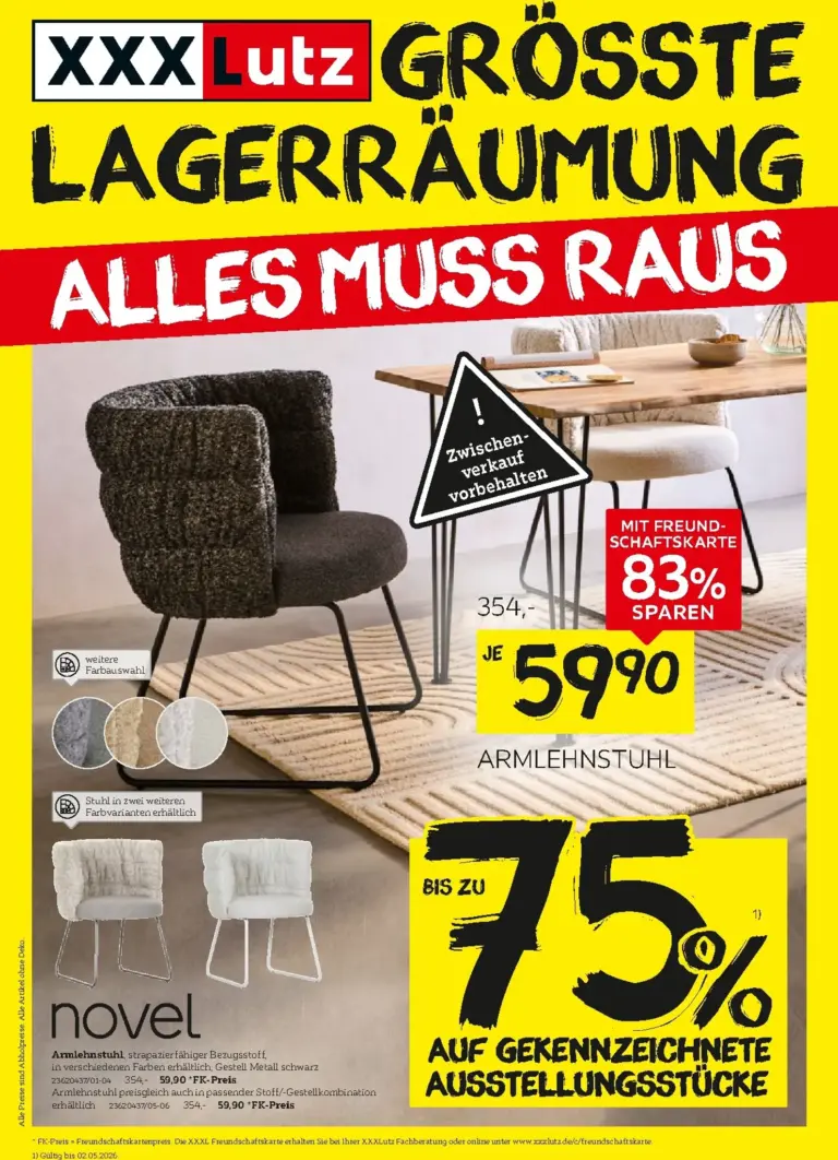 XXXLutz Prospekt 20.04.2026 - 02.05.2026