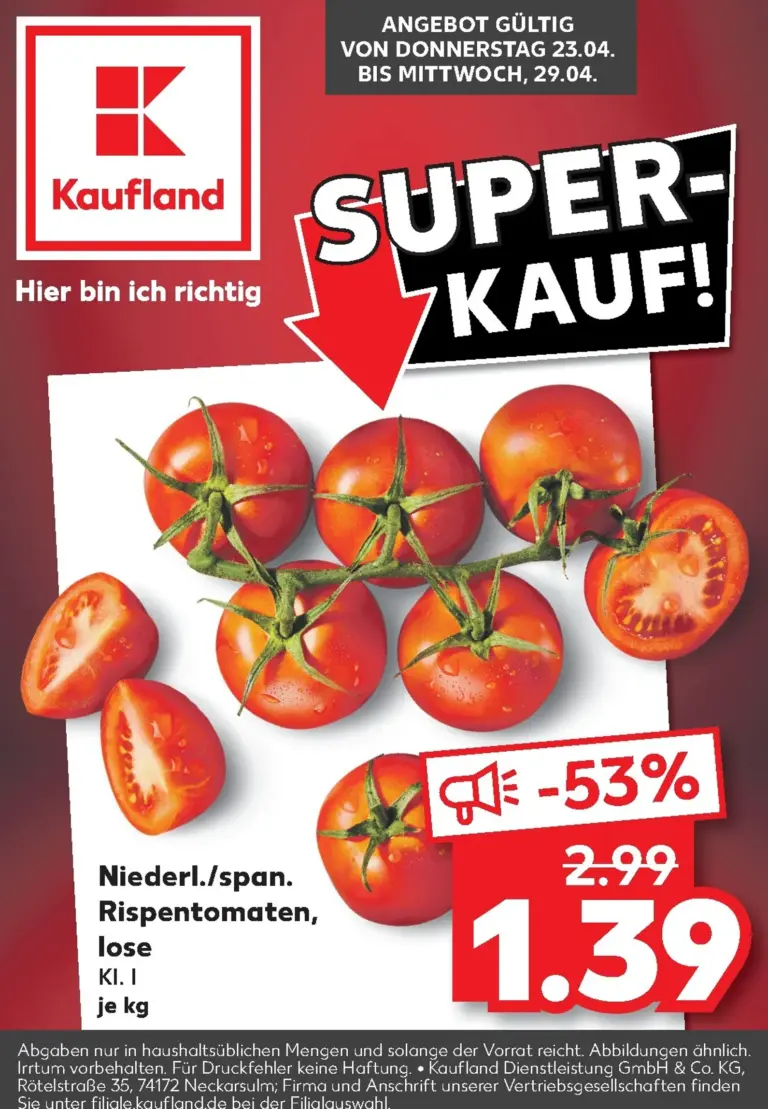 Kaufland Prospekt 23.04.2026 - 29.04.2026