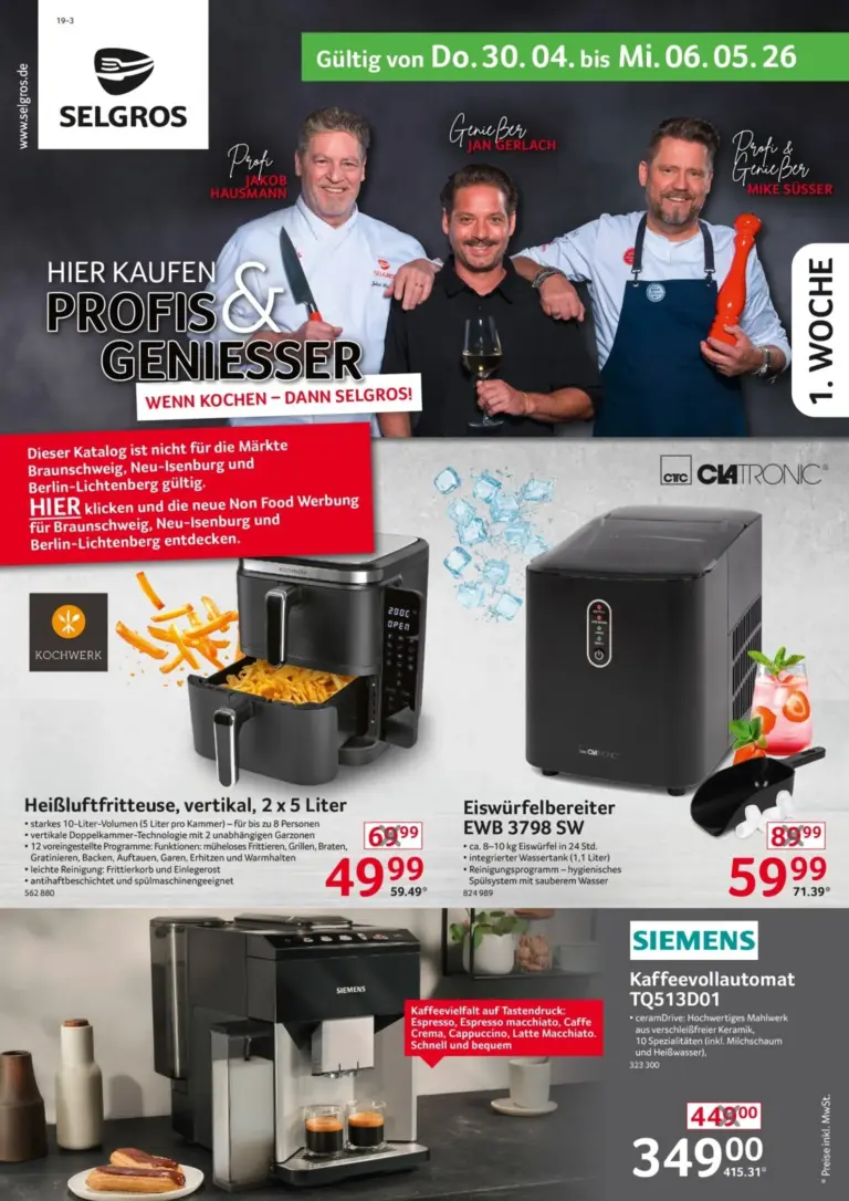 Selgros Prospekt 30.04.2026 - 06.05.2026