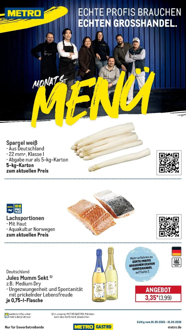 Metro Prospekt 01.05.2026 - 31.05.2026