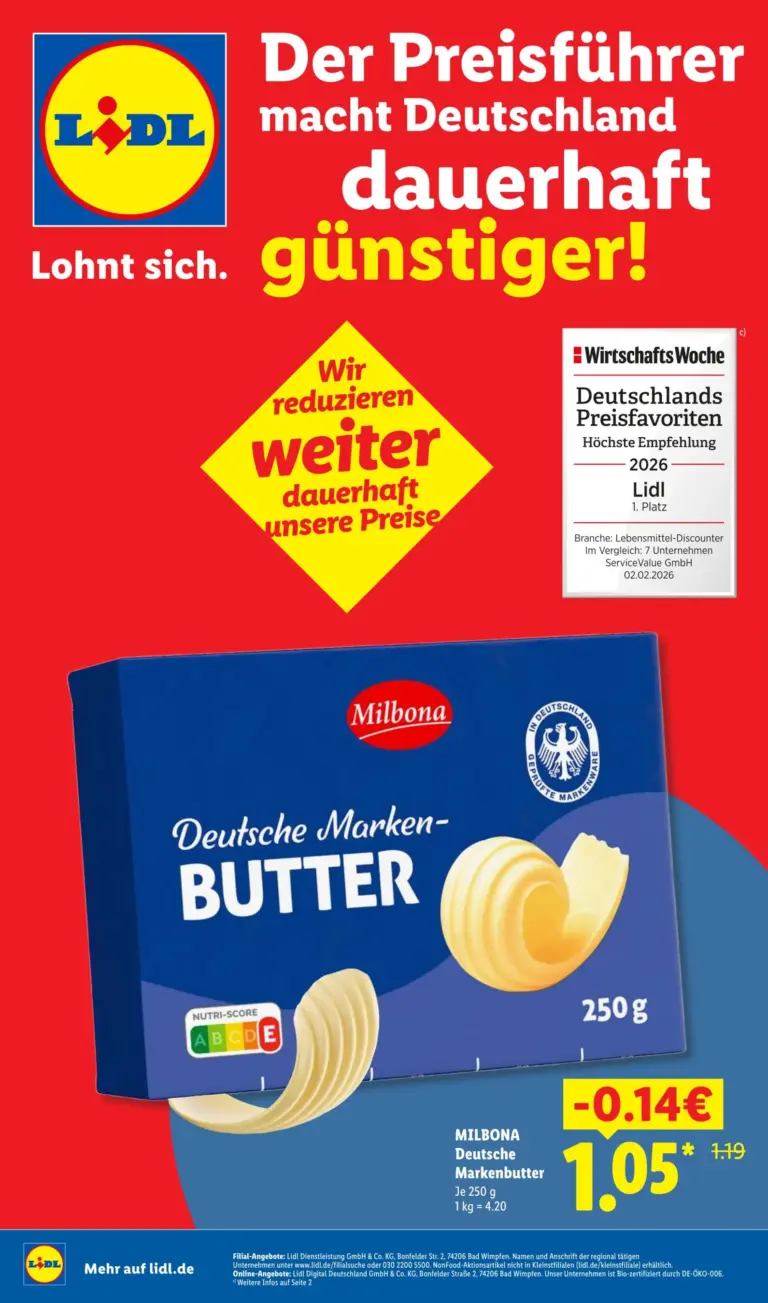 Lidl Prospekt 26.02.2026 - 02.03.2026