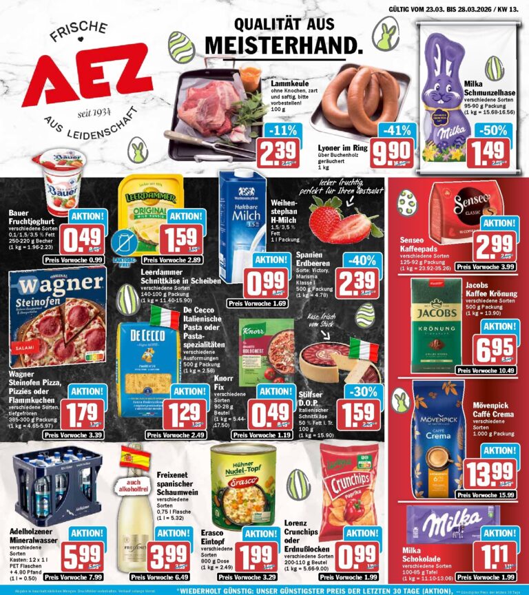 Aez angebote 23.03.2026 – 28.03.2026