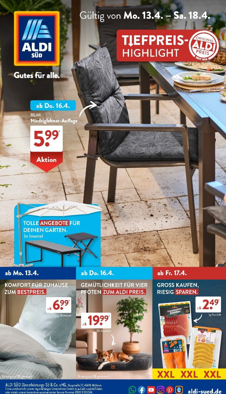 Aldi Sud angebote 13.04. – 18.04. 2026