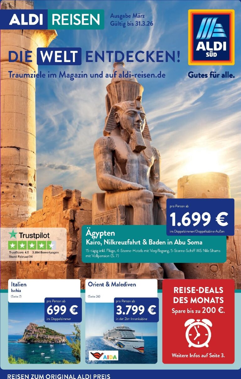 Aldi Sud angebote 01.03.2026 – 31.03.2026