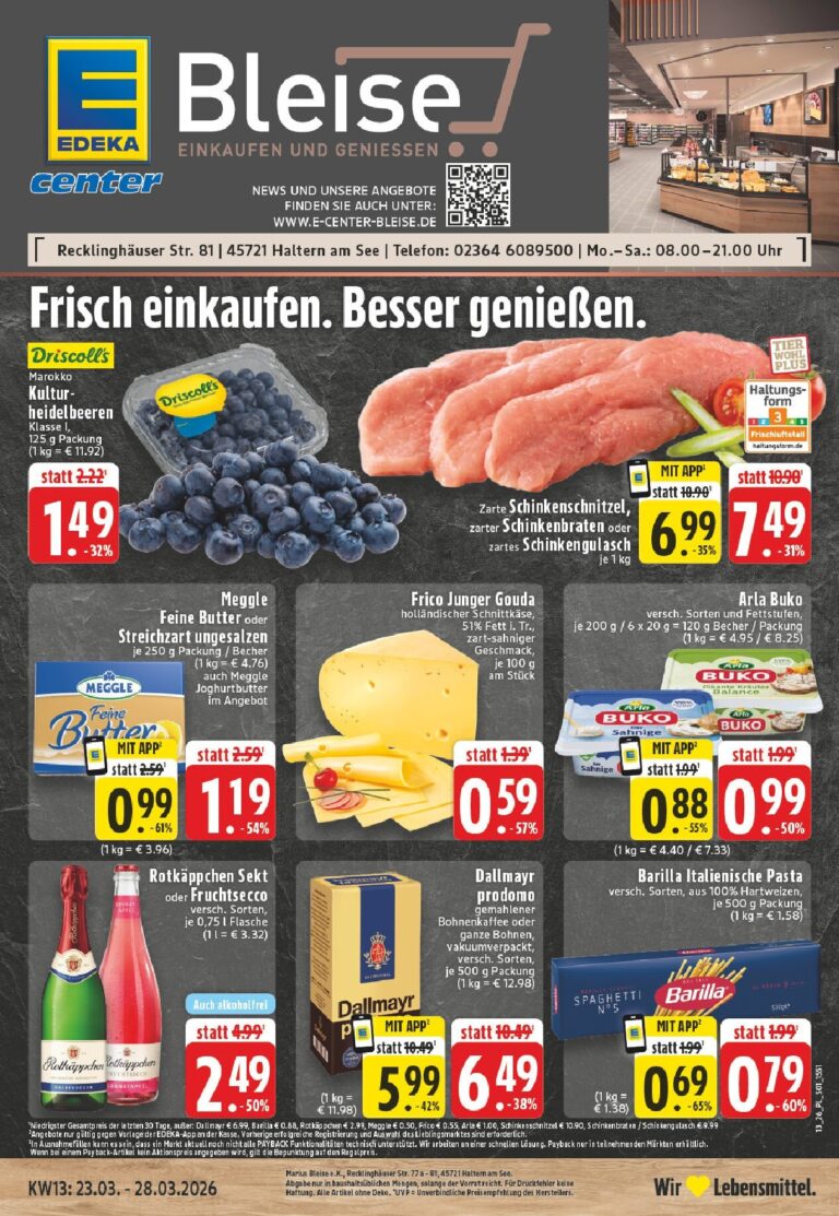 E Center Prospekt 23.03.2026 – 28.03.2026