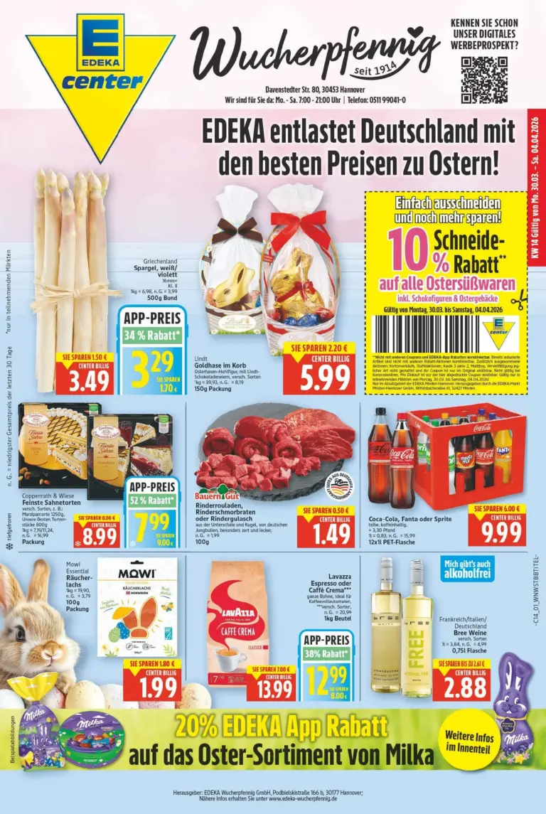 E Center Prospekt 30.03.2026 – 04.04.2026