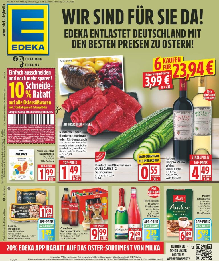 Edeka Prospekt 30.03.2026 – 04.04.2026