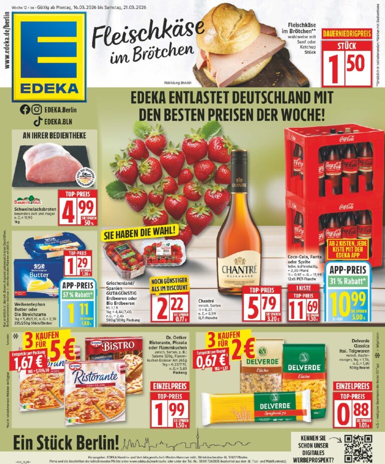 Edeka Prospekt 16.03.2026 – 21.03.2026