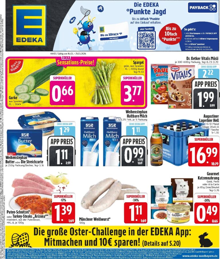Edeka Prospekt 16.03.2026 – 21.03.2026