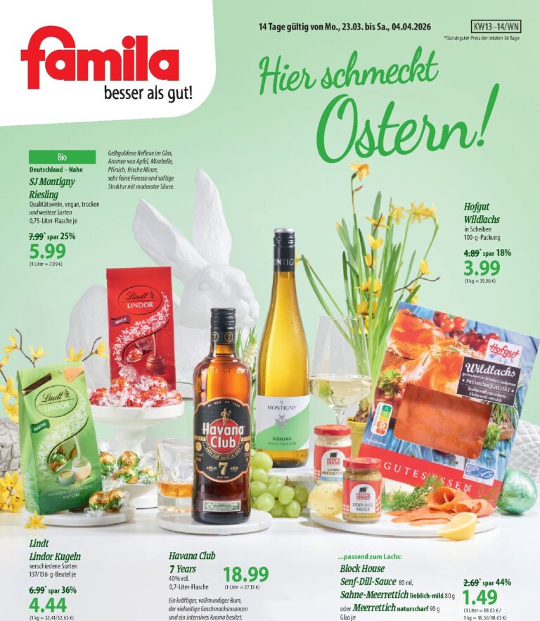 Famila Prospekt 25.03.2026 – 06.04.2026
