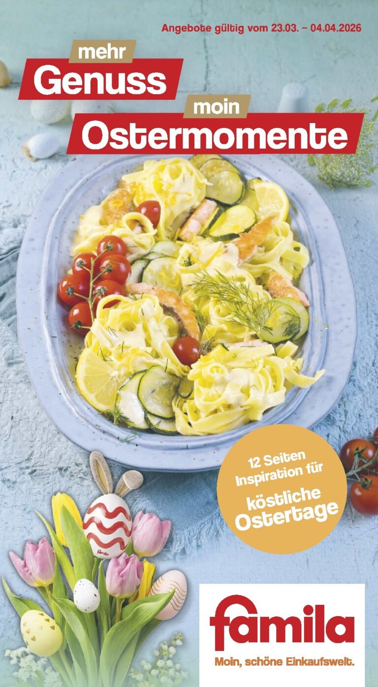 Famila Nordwest Prospekt 23.03.2026 – 04.04.2026