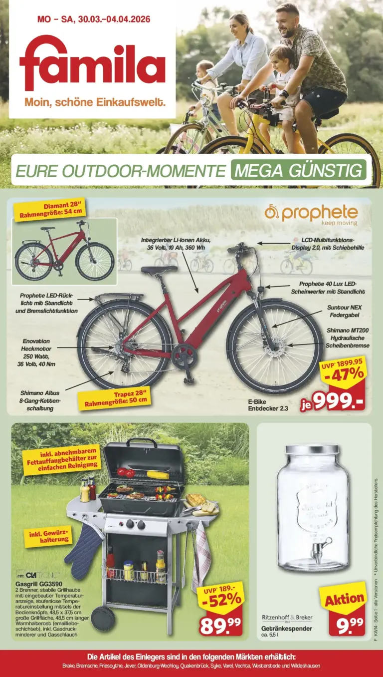 Famila Nordwest Prospekt 30.03.2026 – 04.04.2026