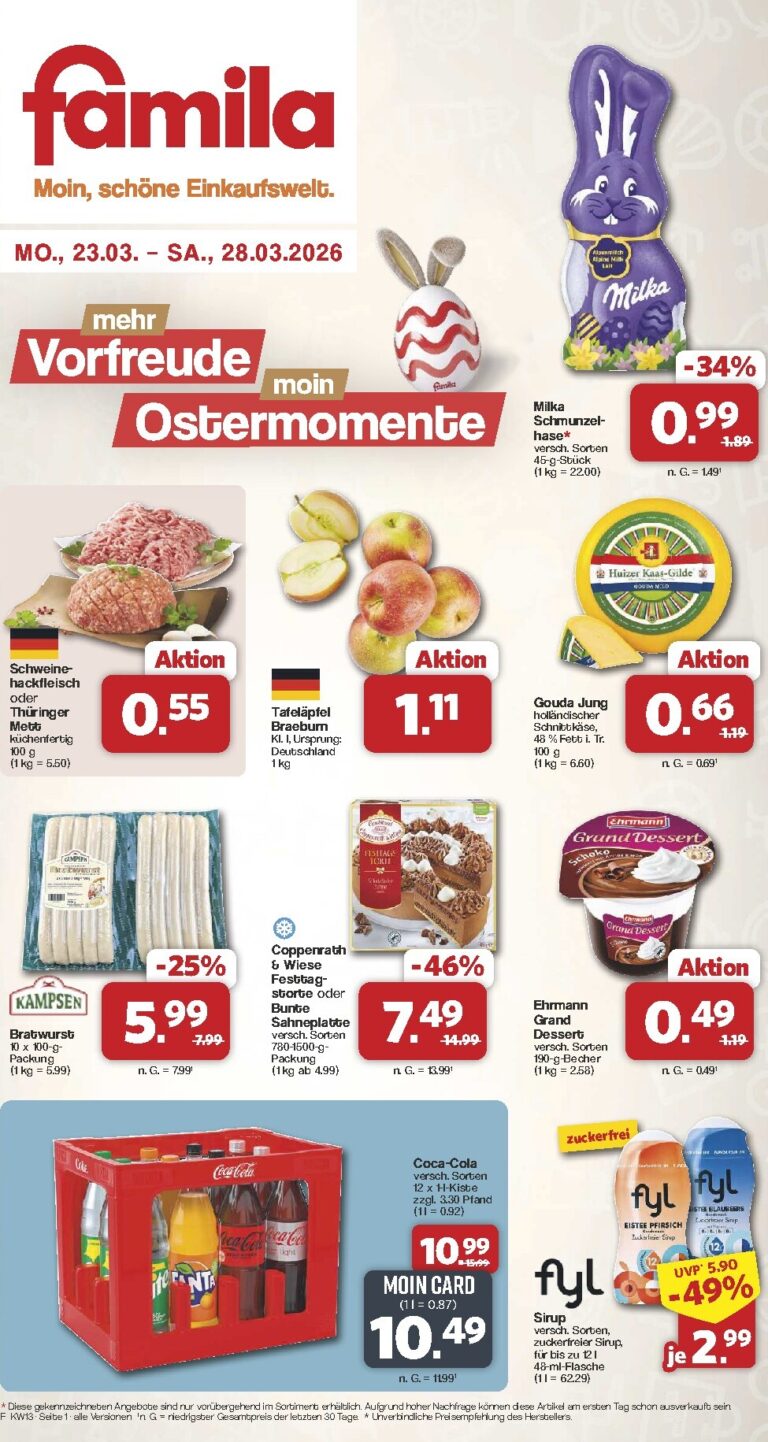 Famila Nordwest Prospekt 23.03.2026 – 28.03.2026