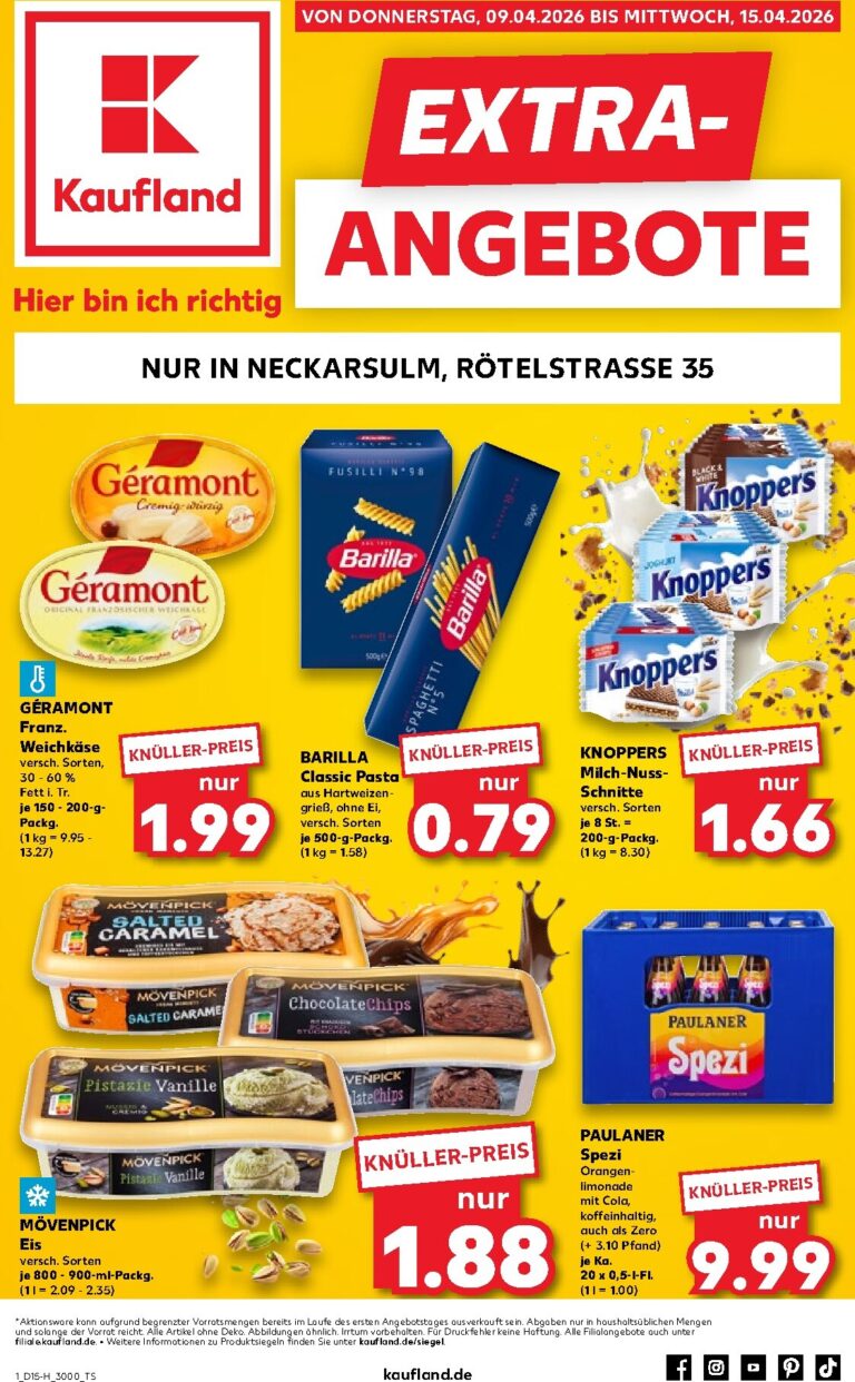 Kaufland Prospekt 09.04.2026 – 15.04.2026