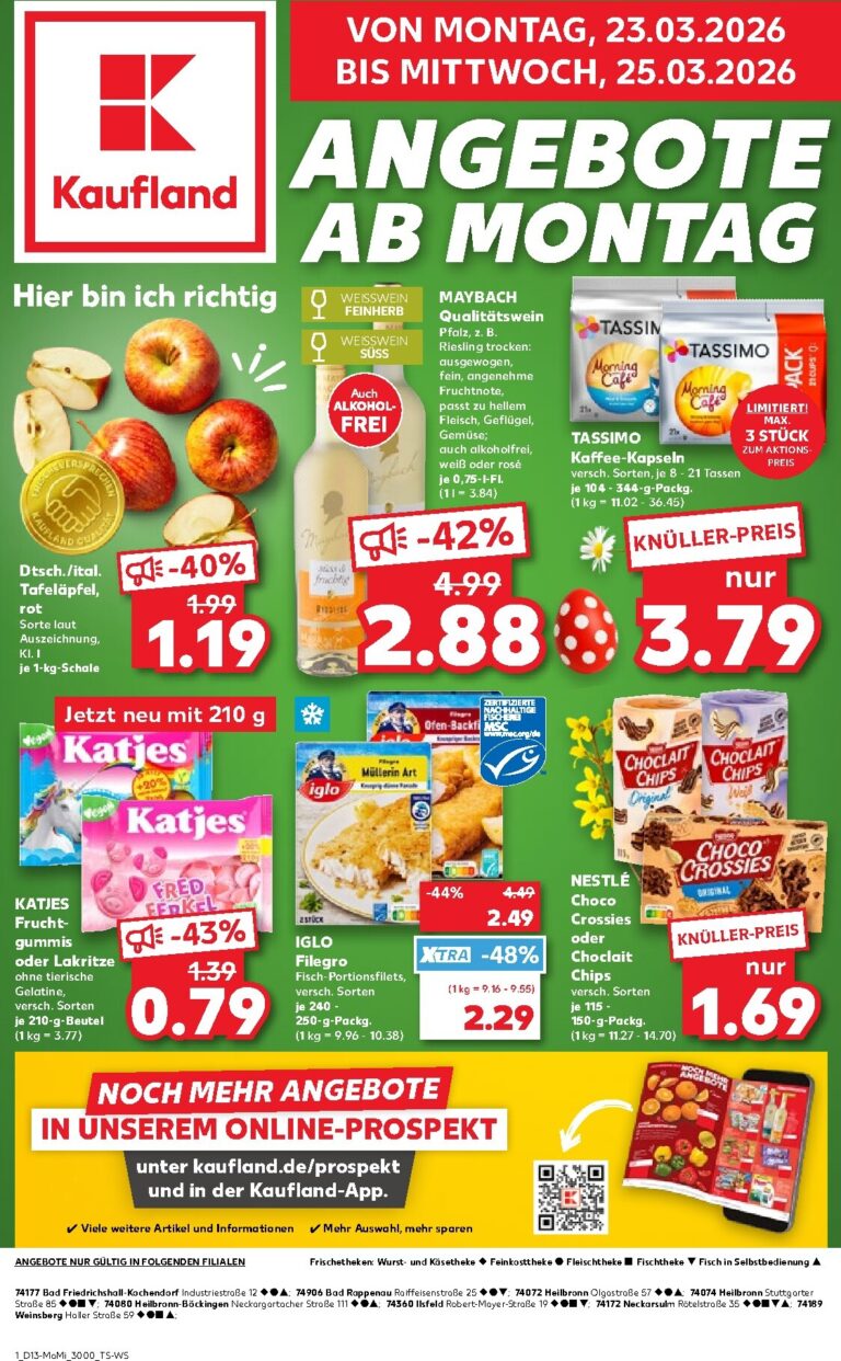 Kaufland Prospekt 23.03.2026 – 25.03.2026