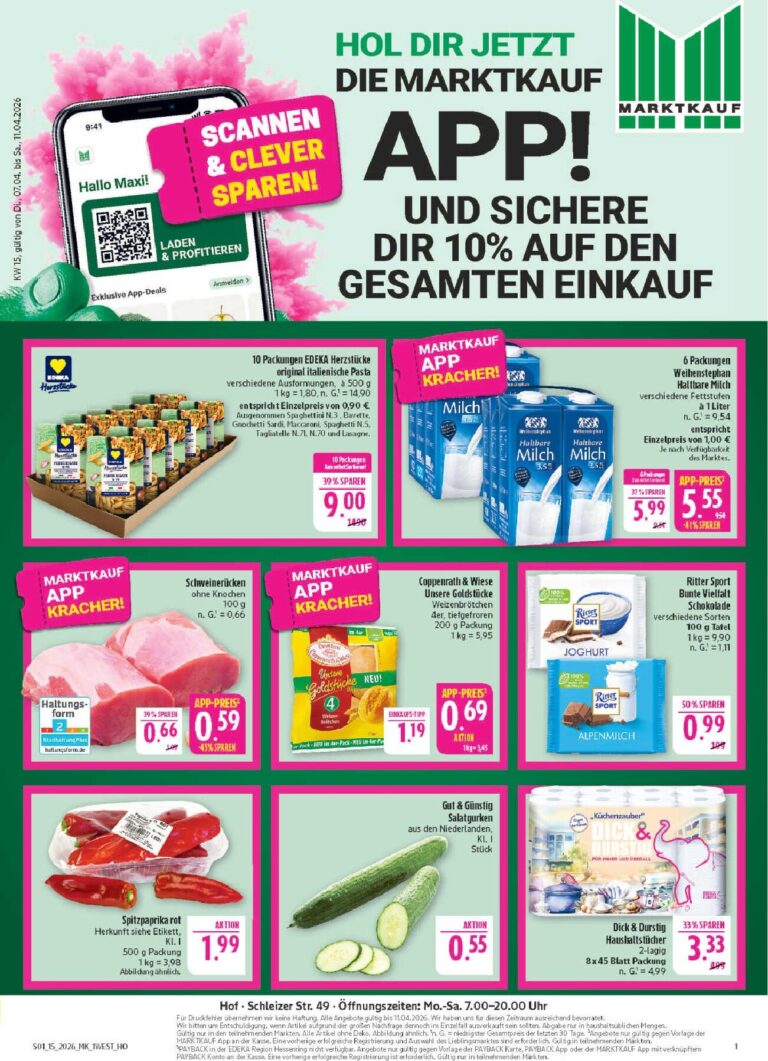 Marktkauf Prospekt 08.04.2026 – 13.04.2026