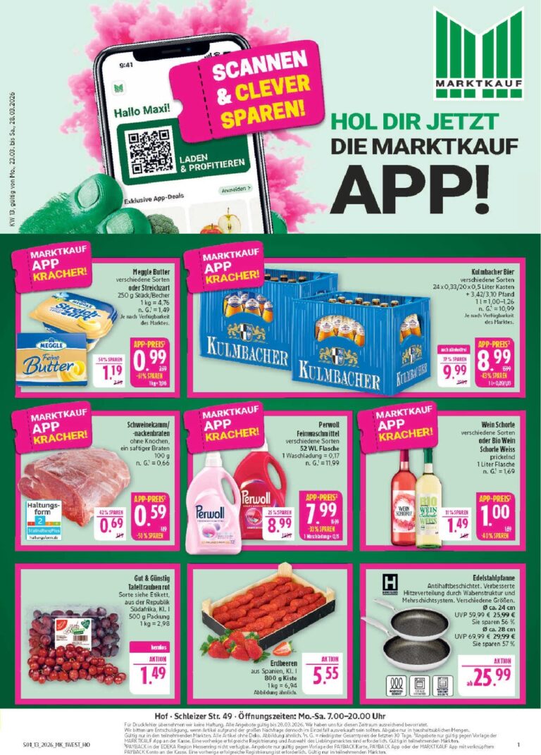 Marktkauf Prospekt 23.03.2026 – 28.03.2026