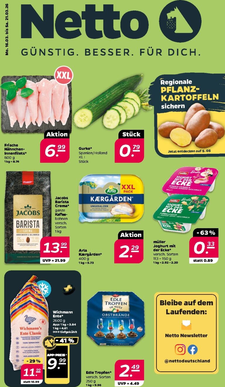 Netto Prospekt 16.03.2026 – 21.03.2026