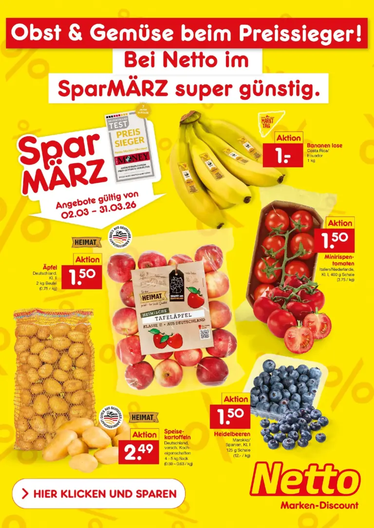Netto Marken-Discount Prospekt 02.03.2026 – 31.03.2026