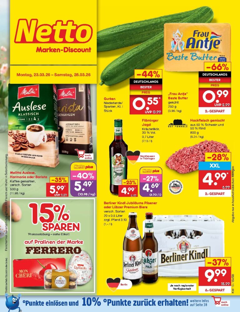 Netto Marken-Discount Prospekt 23.03.2026 – 28.03.2026