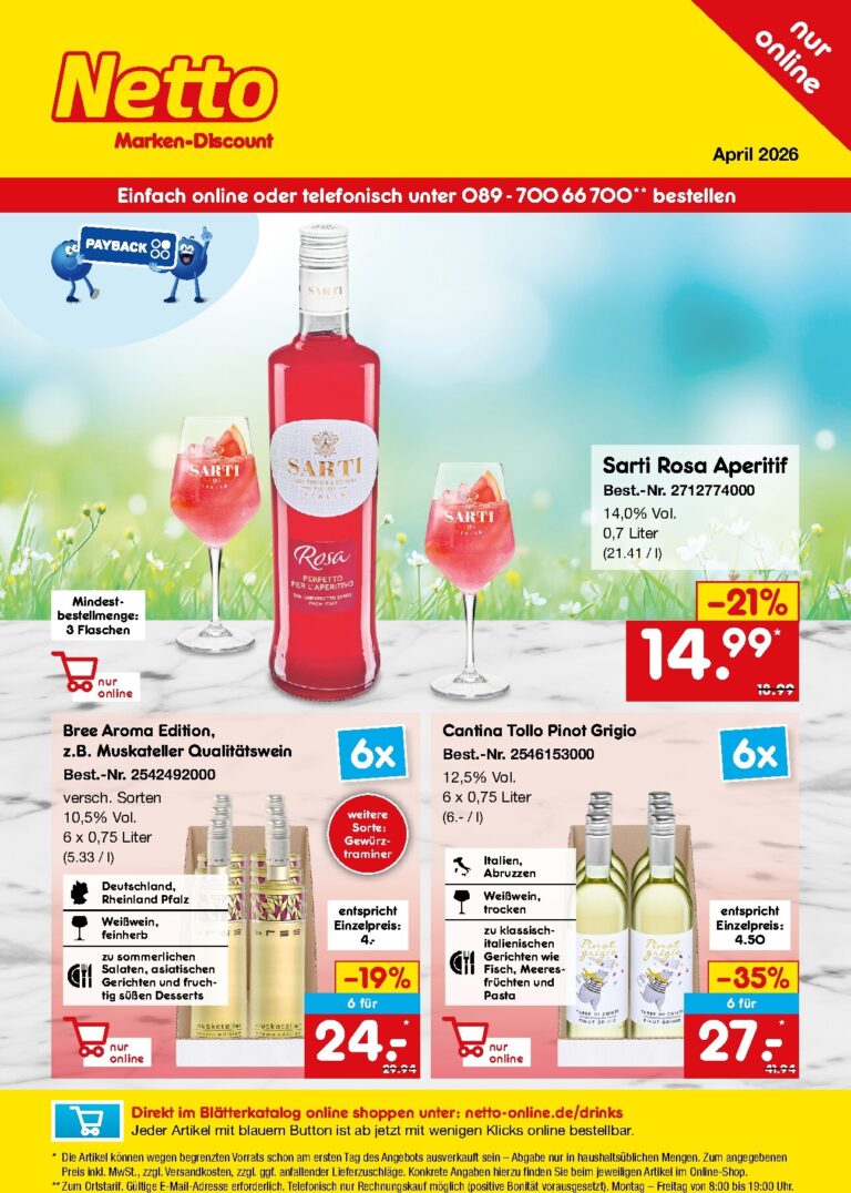 Netto Marken-Discount Prospekt 26.04.2026 – 30.04.2026