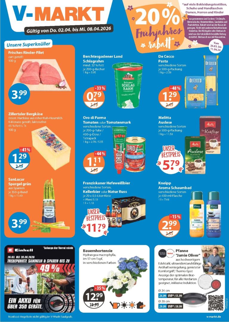 V-Markt Prospekt 02.04.2026 – 08.04.2026