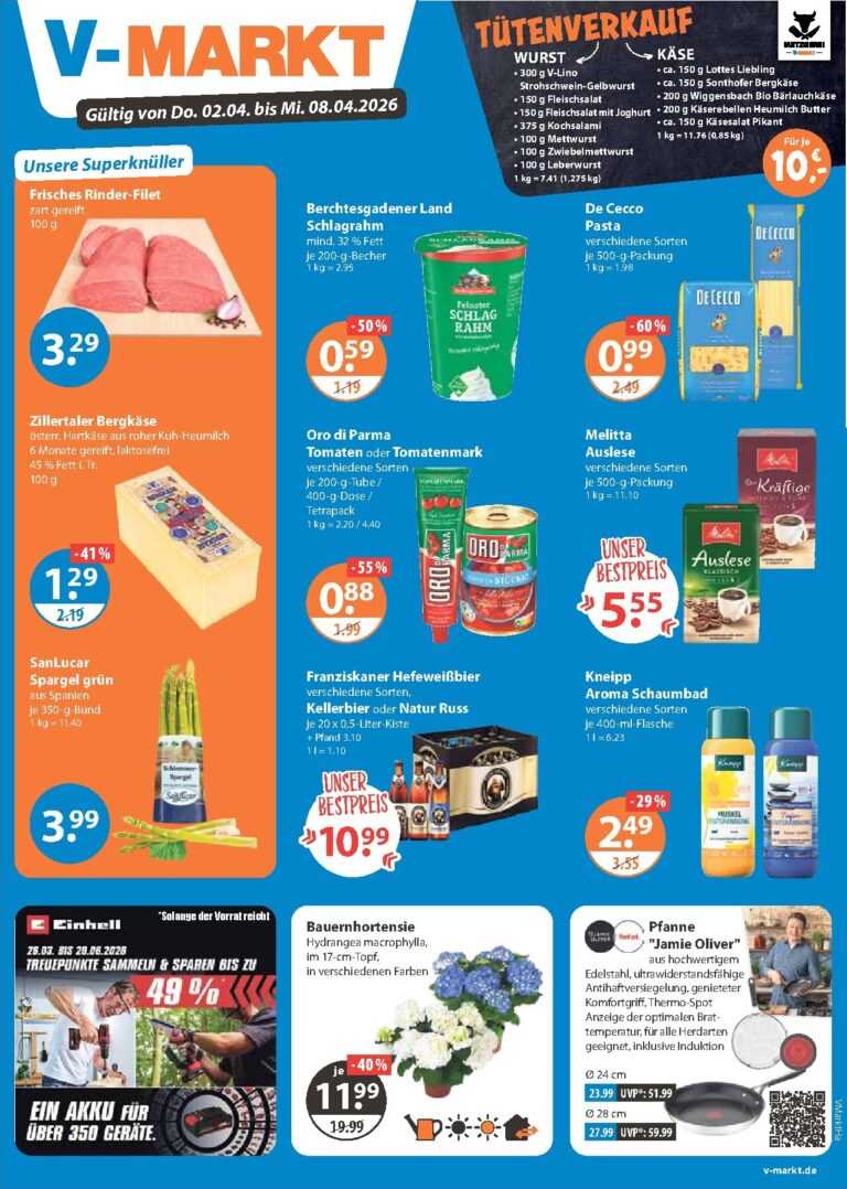 V-Markt Prospekt 02.04.2026 – 08.04.2026