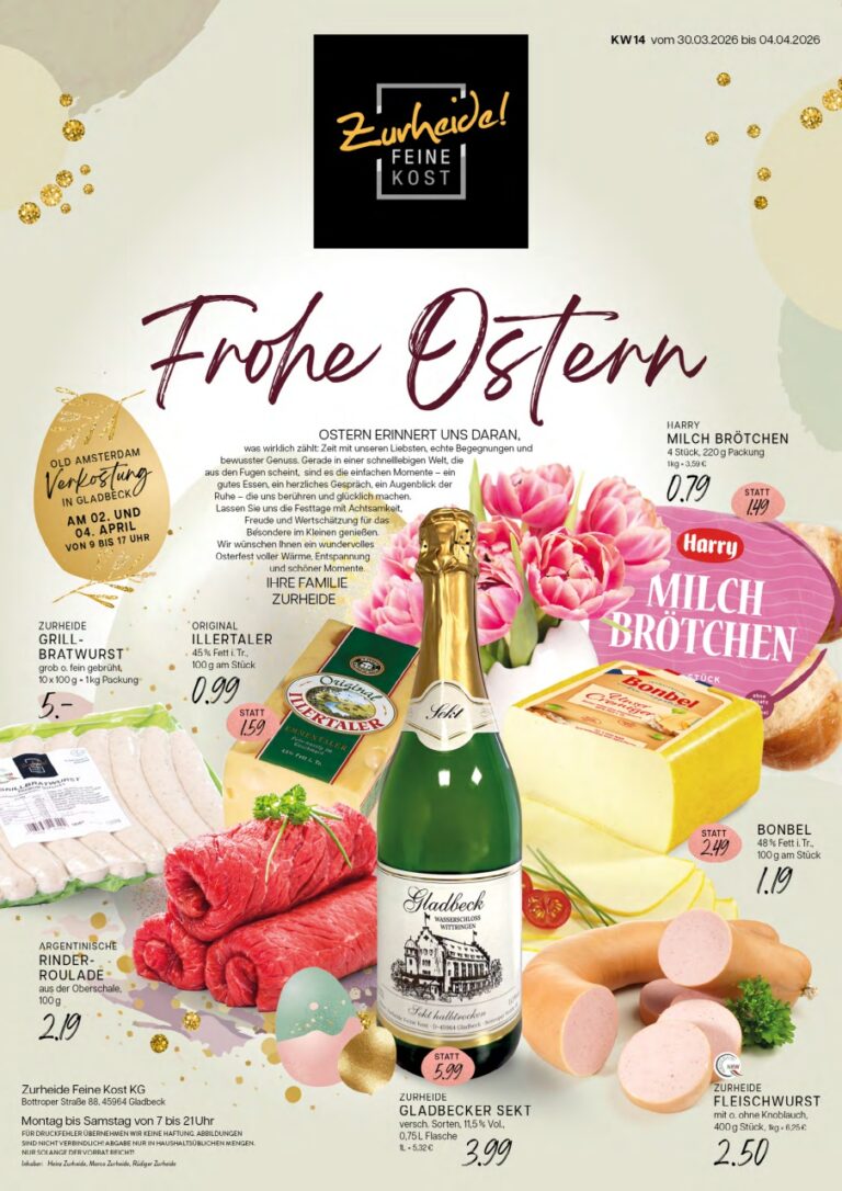 Edeka Zurheide Prospekt 30.03.2026 – 04.04.2026