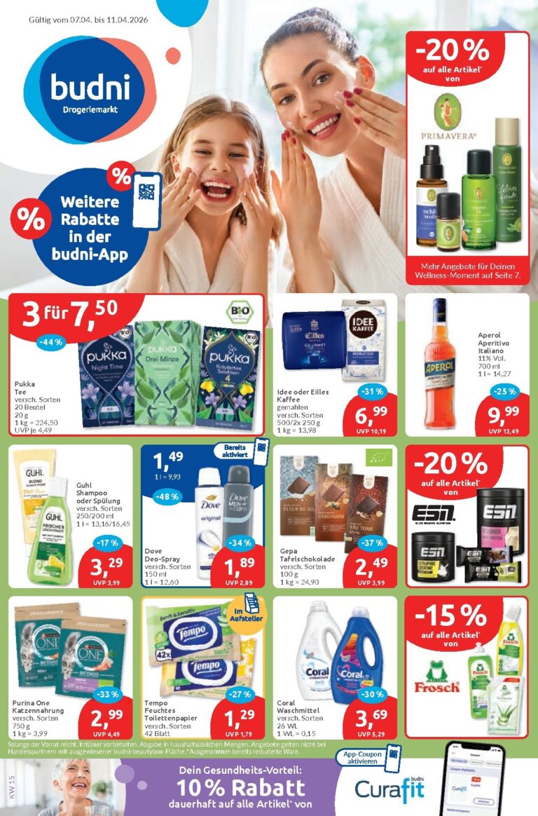 Budni Prospekt 07.04.2026 – 11.04.2026