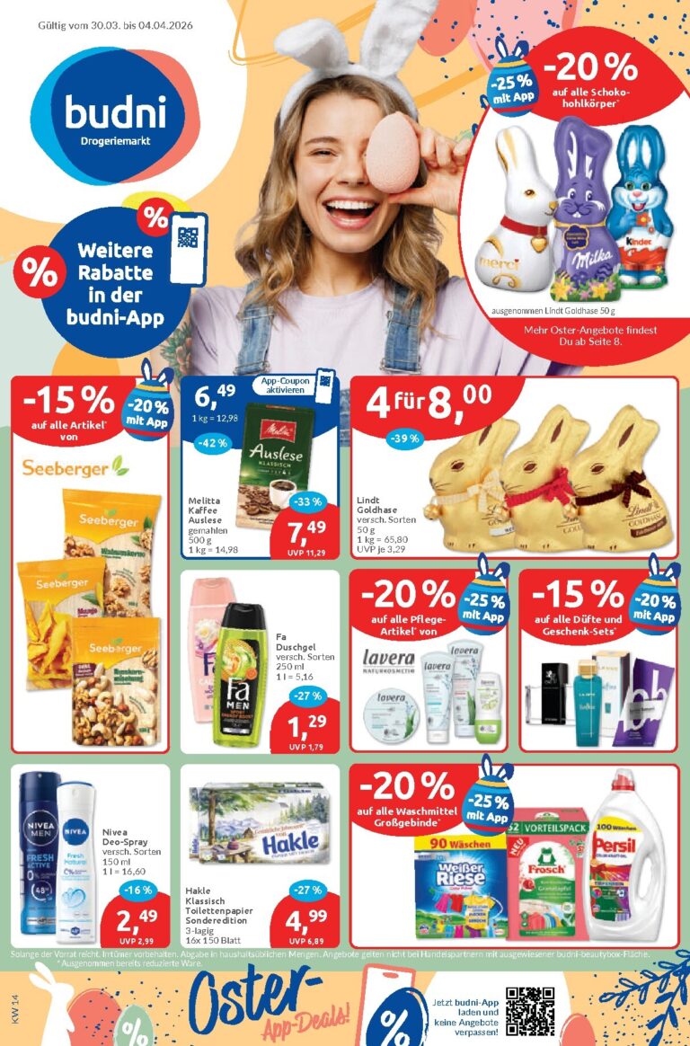 Budni Prospekt 30.03.2026 – 04.04.2026