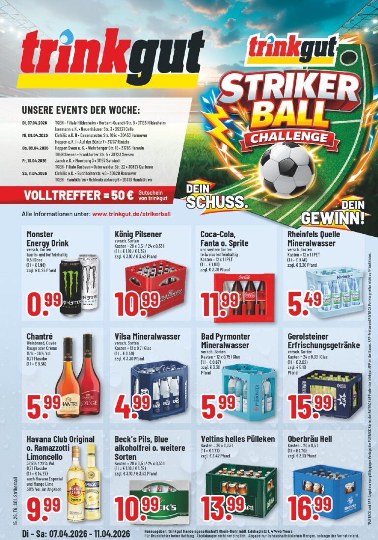 Trinkgut Prospekt 07.04.2026 – 11.04.2026