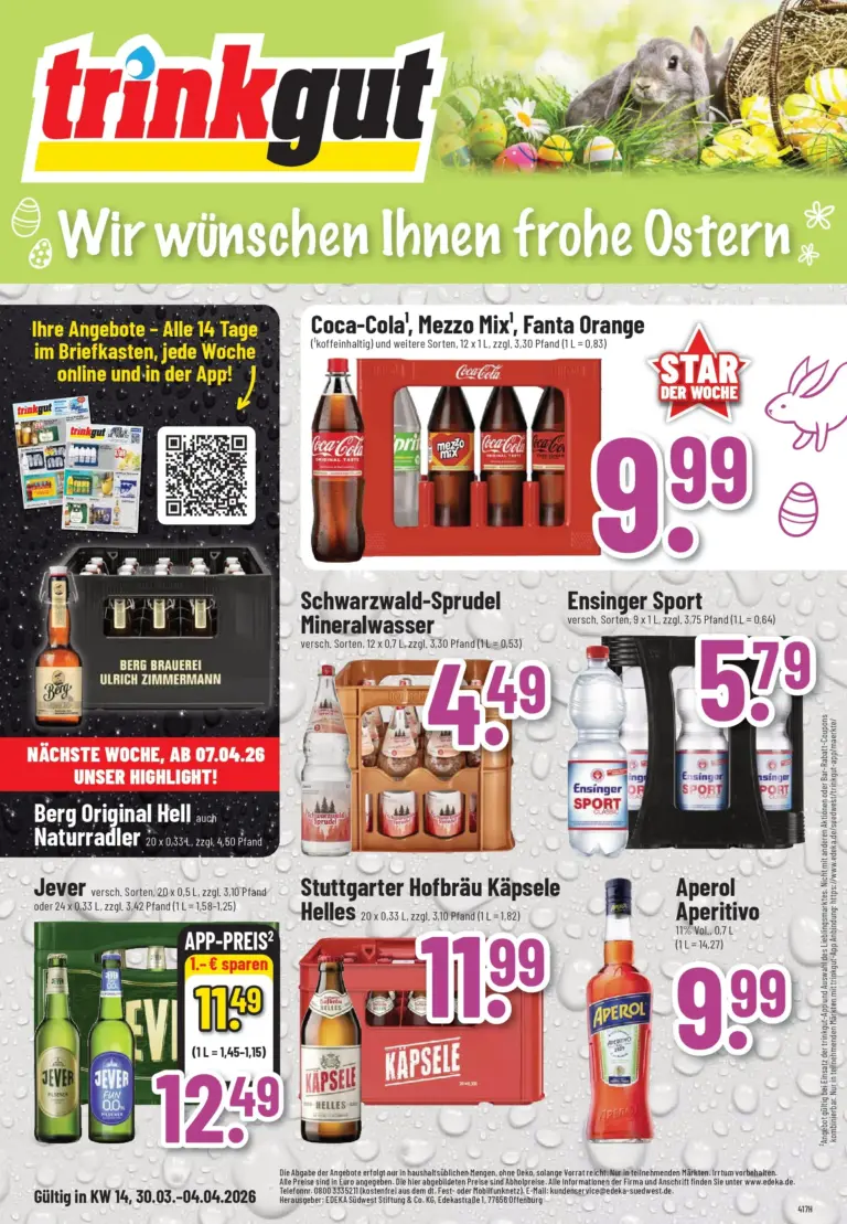 Trinkgut Prospekt 30.03.2026 – 04.04.2026