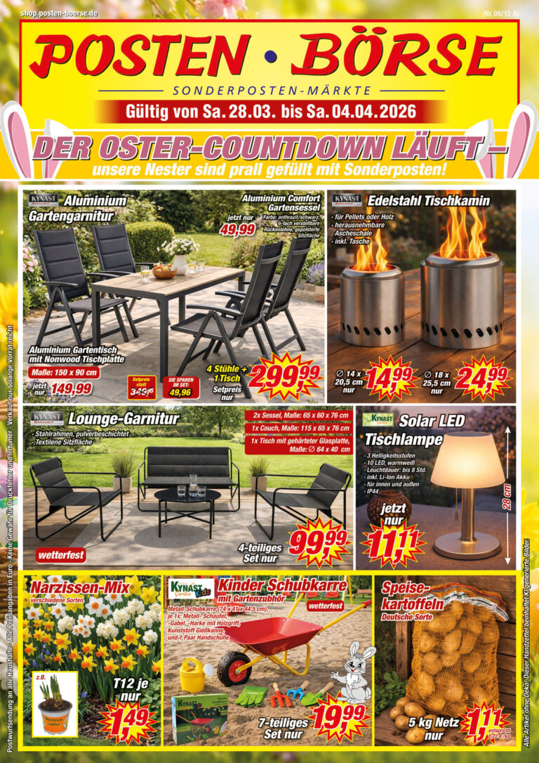 Posten Börse Prospekt 28.03.2026 – 04.04.2026