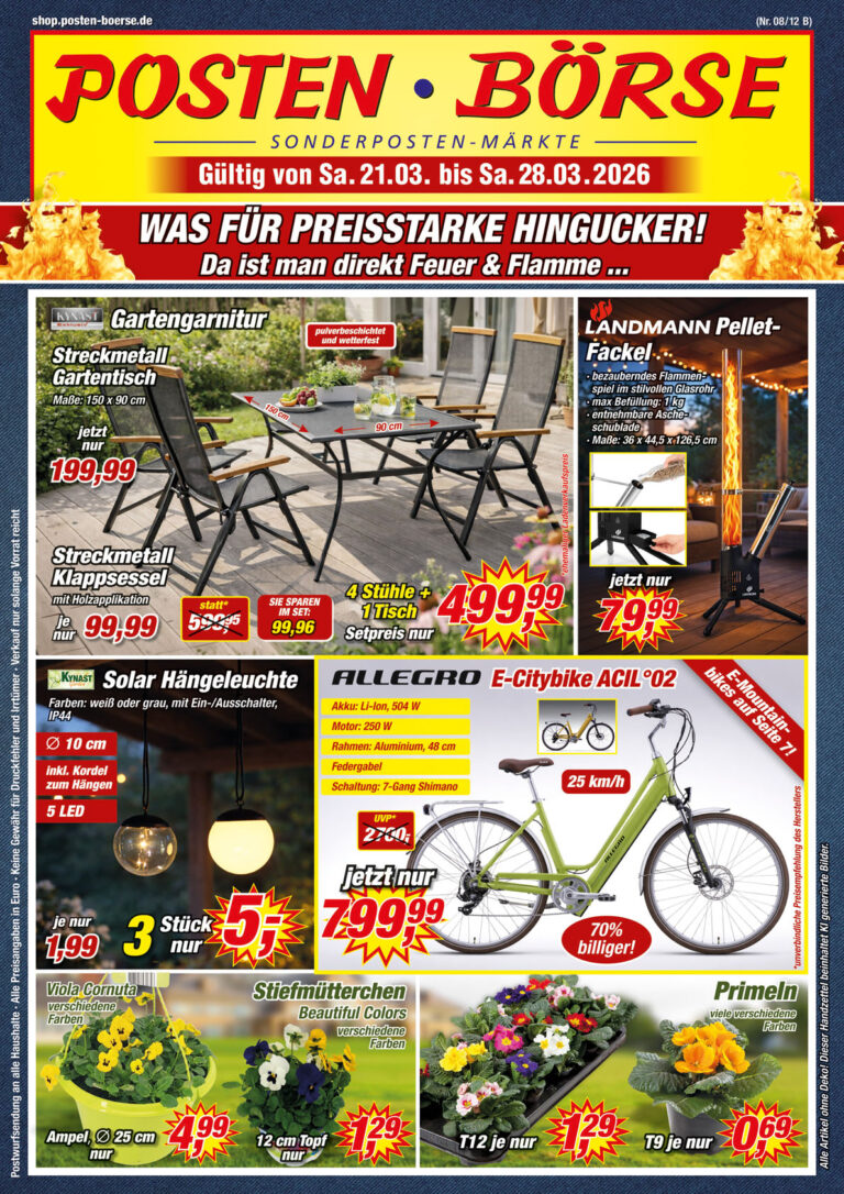 Posten Börse Prospekt 21.03.2026 – 28.03.2026