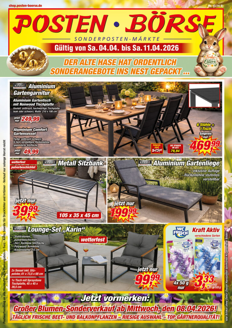 Posten Börse Prospekt 04.04.2026 – 11.04.2026