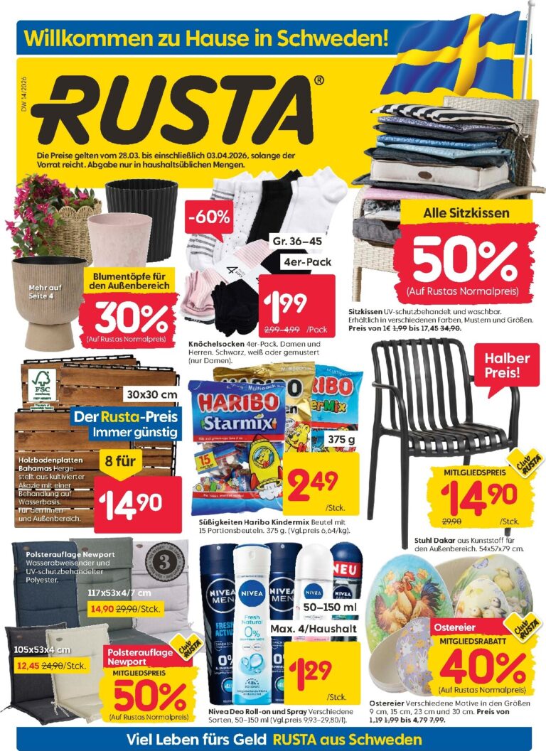 Rusta Prospekt 28.03.2026 – 03.04.2026