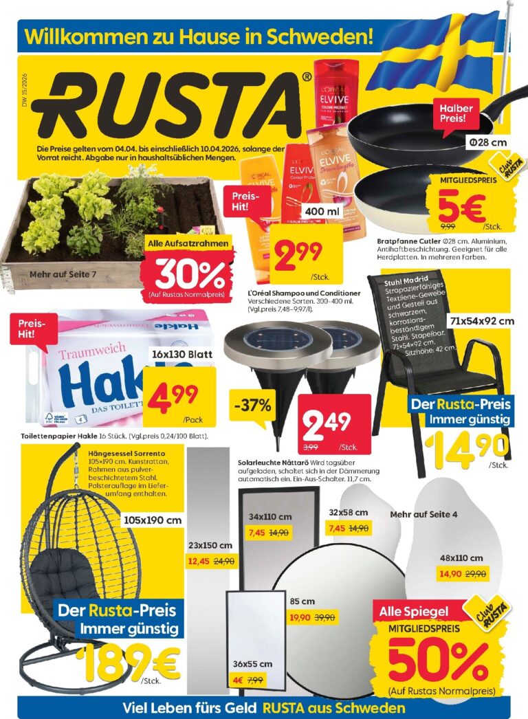 Rusta Prospekt 04.04.2026 – 10.04.2026