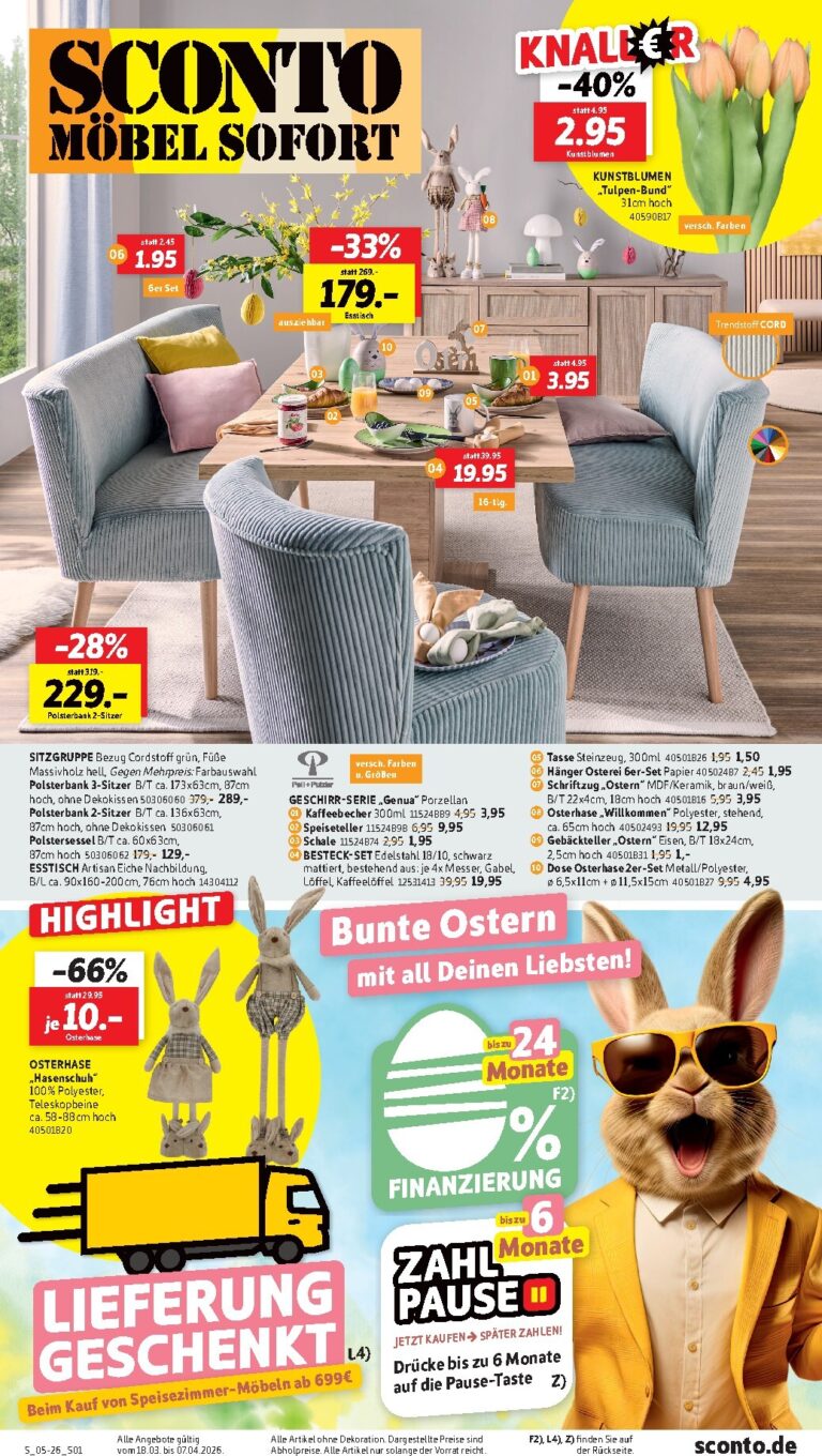 Sconto Prospekt 18.03.2026 – 07.04.2026