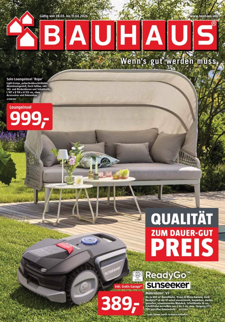 Bauhaus Prospekt 28.03.2026 – 11.04.2026