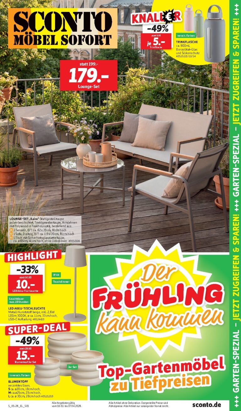 Sconto Prospekt 18.03.2026 – 07.04.2026