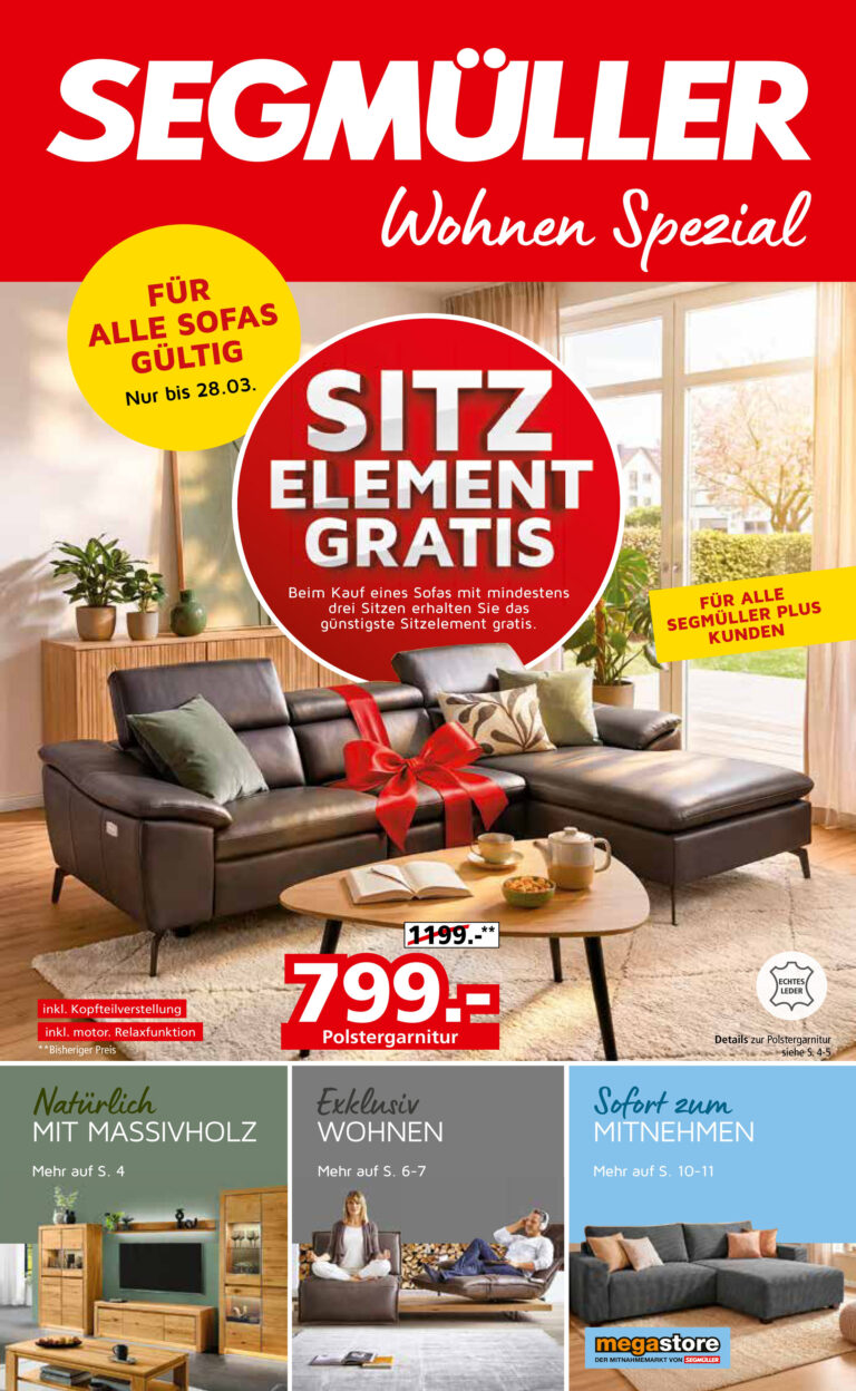 Segmüller Prospekt Heute – 28.03. 2026