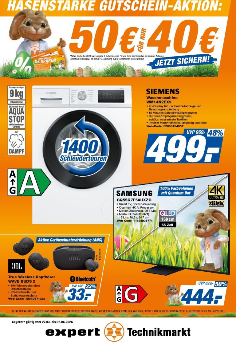 Expert Prospekt 27.03.2026 – 02.04.2026