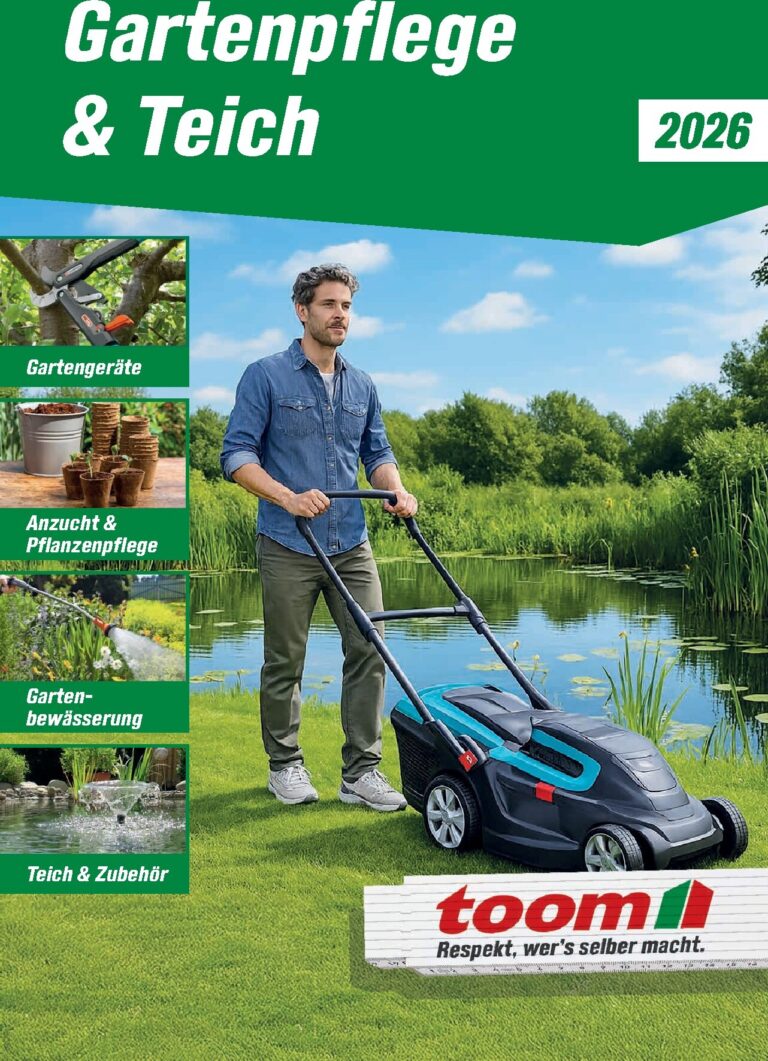 toom Prospekt Heute 2026 Gartenpflege & Teich