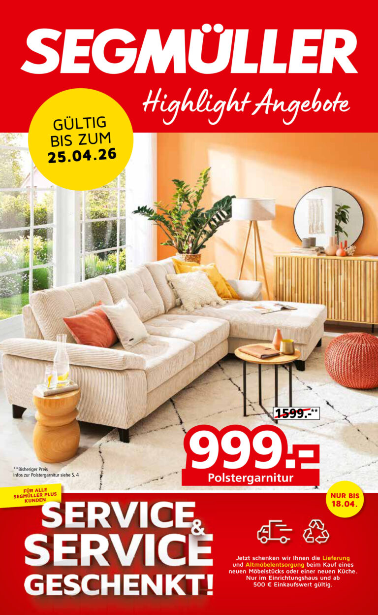 Segmüller Prospekt 25.04.2026