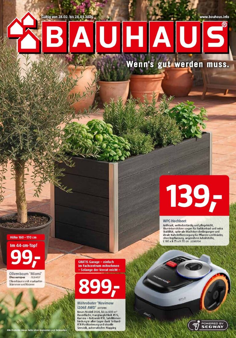 Bauhaus Prospekt 28.02.2026 – 28.03.2026